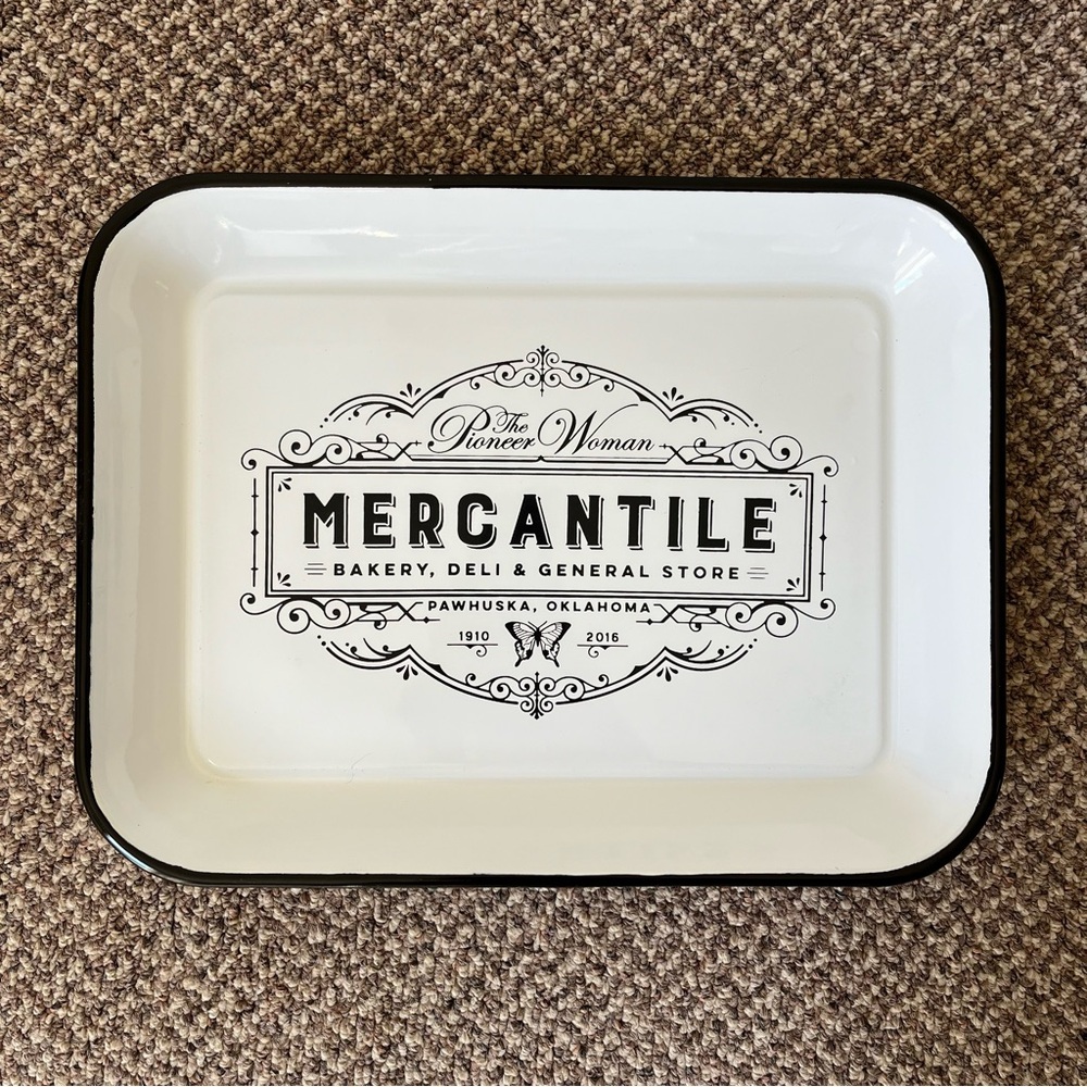 The Pioneer Woman Mercantile Enamel Serving Tray